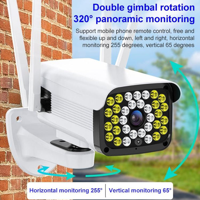 Outdoor Hd Surveillance Ip Camera Support Voice Intercom & Night Vision & Human Figure Detection & Tf Card Wifi Hd Ptz Rotation