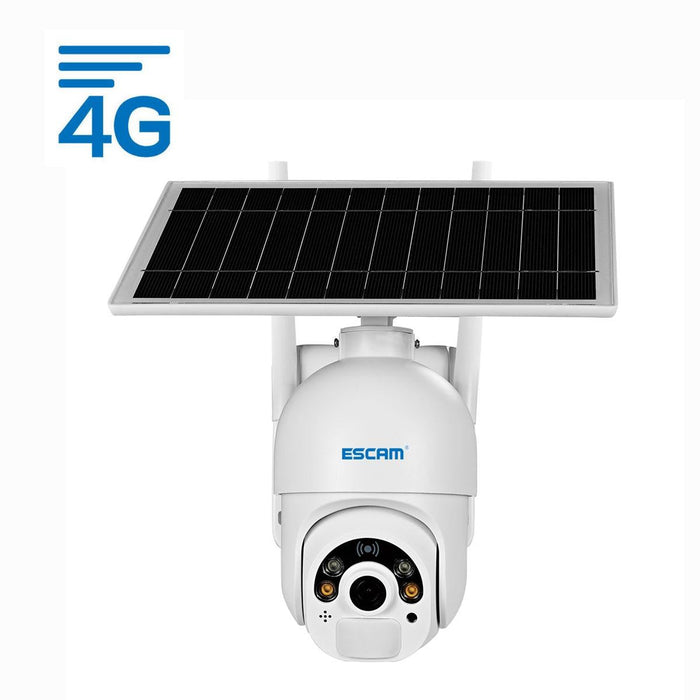 Hd 1080P 4G Solar Powered Ip Camera Without Memory Support Two-Way Audio & Pir Motion Detection & Night Vision & Tf Card