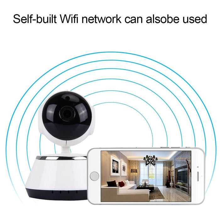 Hd 1280 X 720P 1.0Mp 360 Degrees Rotatable Ip Camera Wireless Wifi Smart Security Camera Support Tf Card Two-Way Voice