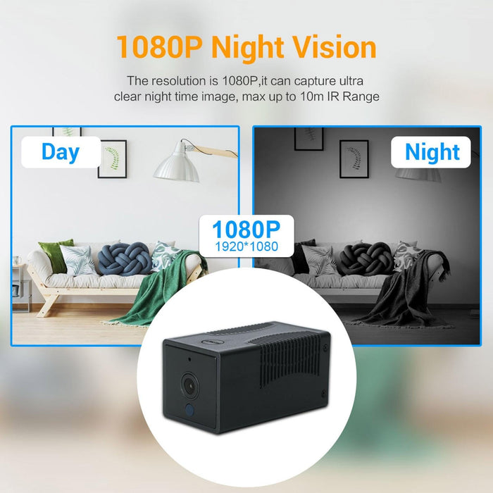 G17 2.0 Million Pixels Hd 1080P Smart Wifi Ip Camera Support Night Vision & Two Way Audio & Motion Detection & Tf Card