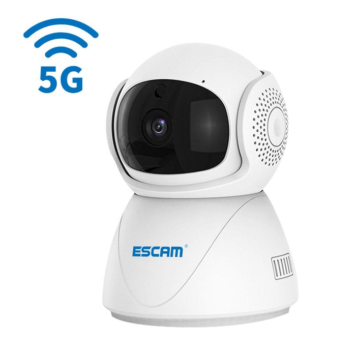 Hd 1080P Dual-Band Wifi Ip Camera Support Night Vision / Motion Detection / Auto Tracking / Tf Card / Two-Way Audio