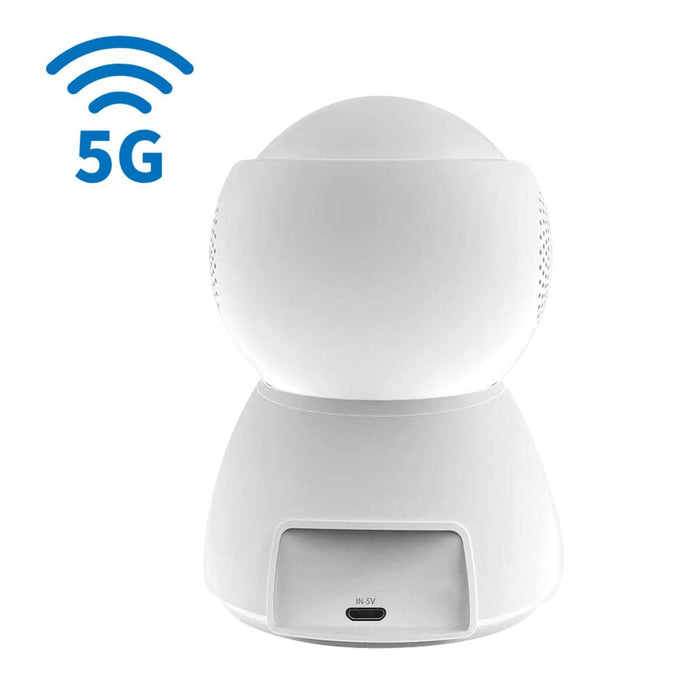 Hd 1080P Dual-Band Wifi Ip Camera Support Night Vision / Motion Detection / Auto Tracking / Tf Card / Two-Way Audio