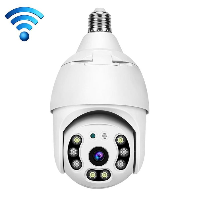 3.0Mp Smart Wifi 1080P Hd Outdoor Network Light Bulb Camera Support Infrared Night Vision & Motion Detection & Tf Card