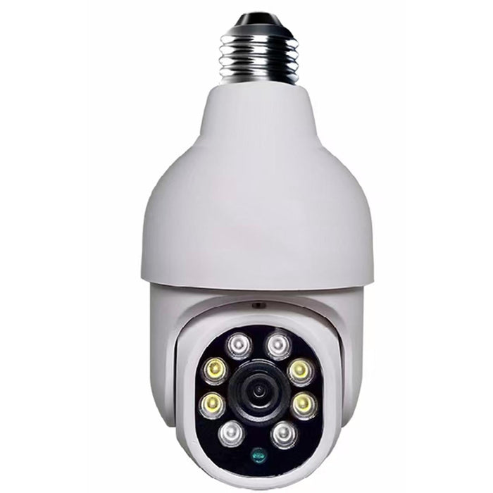 Smart Wifi Hd Outdoor Network Light Bulb Camera Support Infrared Night Vision & Motion Detection & Tf Card