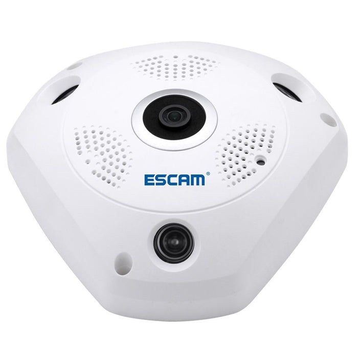 Shark 960P 360 Degrees Fisheye Lens 1.3Mp Wifi Ip Camera Support Motion Detection / Night Vision- Ir Distance 10M