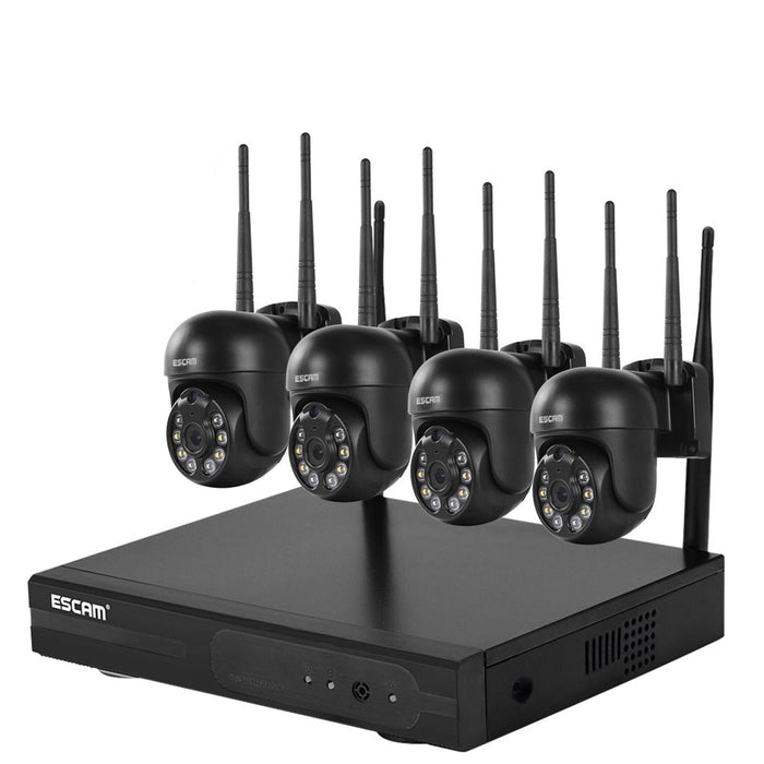 Hd 3.0 Million Pixels 8-Channel Wireless & 4Ipc Wireless Nvr Security System