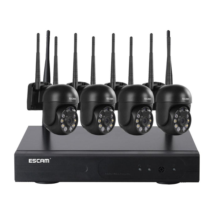 Hd 3.0 Million Pixels 8-Channel Wireless & 4Ipc Wireless Nvr Security System