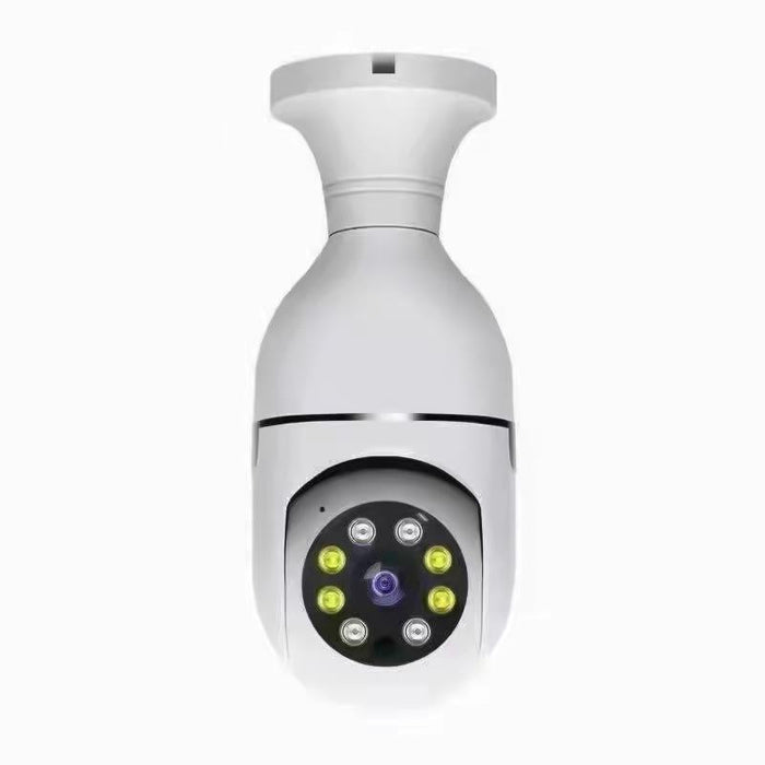 1080P 2Mp 2.4G Single Frequency Two-Way Voice Intercom Bulb Camera White