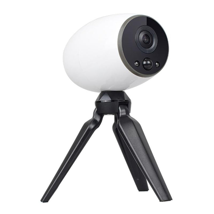 Gh3 Wifi Smart Surveillance Camera With Tripod Support Night Vision / Two-Way Audio White