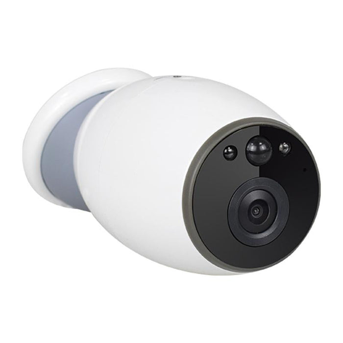 Gh3 Wifi Smart Surveillance Camera With Magnet Mount Support Night Vision / Two-Way Audio White