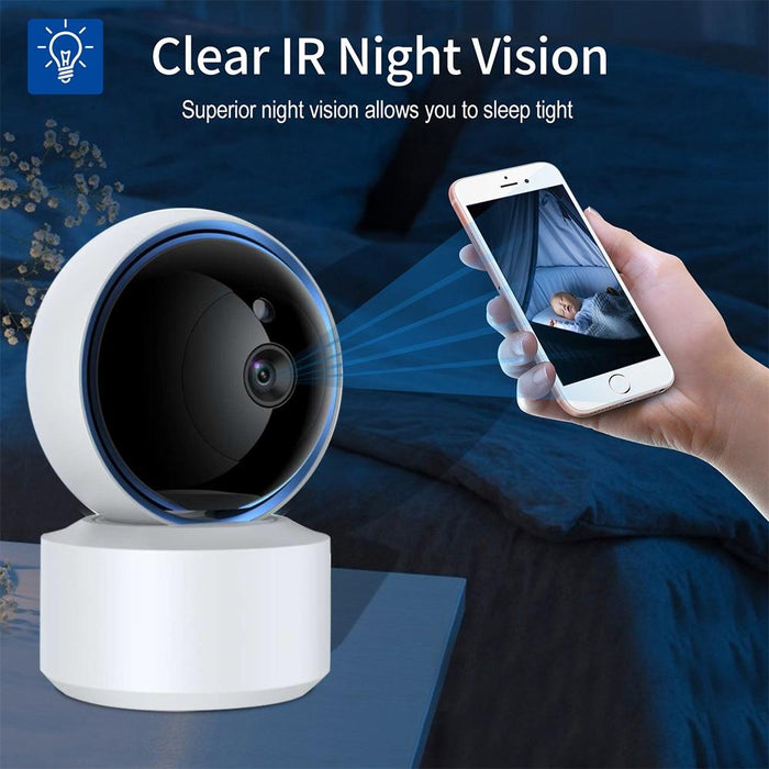 3.0Mp 360 Rotation Ip Camera Wifi Smart Security Camera Support Tf Card / Two-Way Audio / Motion Detection / Night Vision