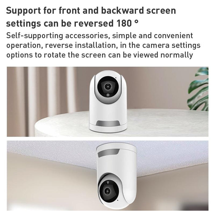 1080P Pan-Tilt Wifi Smart Ip Camera Support Tf Card / Two-Way Audio / Motion Detection / Night Vision