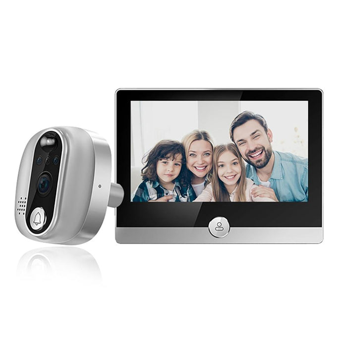 4.3 Inch 1080P Wifi Smart Visual Electronic Doorbell Support Pir Motion Detection