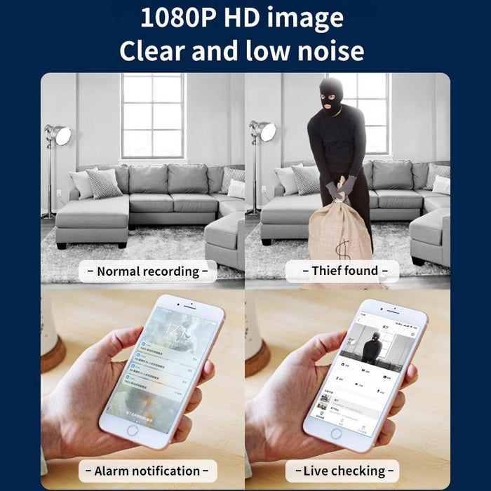 Indoor Full Hd 1080P Wifi Two Way Talk Pan And Tilt Camera White