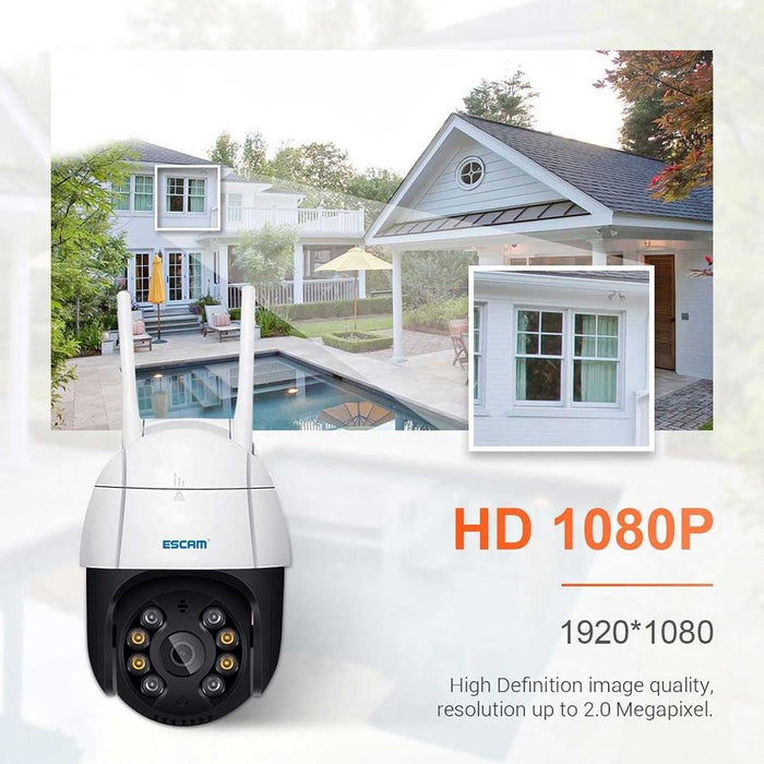 1080P Pan / Tilt Ai Humanoid Detection Ip66 Waterproof Wifi Ip Camera Support Night Vision / Tf Card / Two-Way Audio