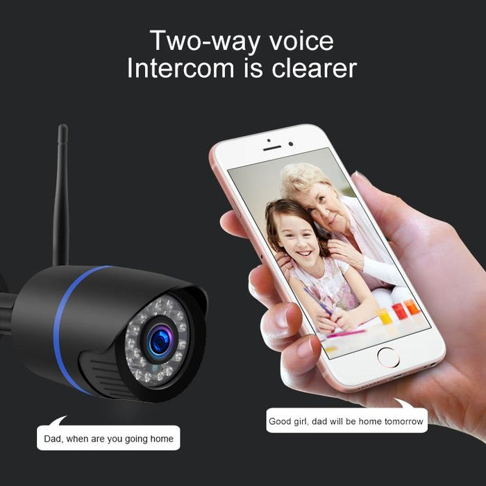 2.0 Million Pixels 1080P Hd Wireless Ip Camera Support Motion Detection & Two-Way Audio & Infrared Night Vision & Tf Card