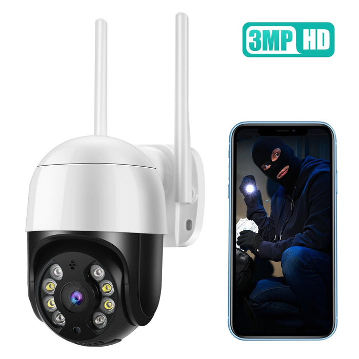 3.0Mp Hd Wifi Ip Camera Support Night Vision & Motion Detection & Two Way Audio & Tf Card