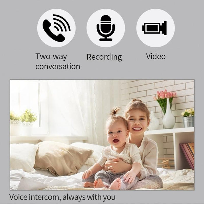 1080P 2.0Mp Dual Lens Ip66 Waterproof Panoramic Ptz Wifi Camera Support Day And Night Full Colour & Two-Way Voice Intercom & Smart Alarm & Video Playback & 128Gb Tf Card