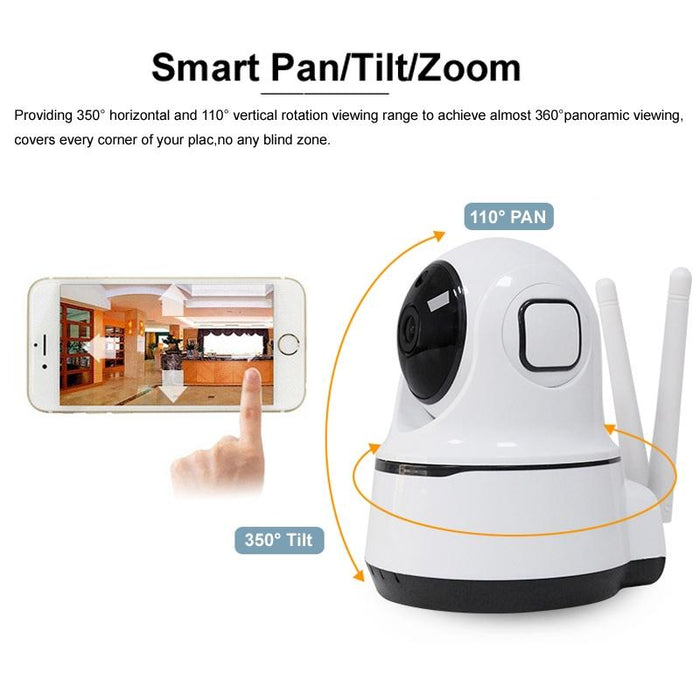 2Mp 1080P Hd Wireless Ip Camera Support Motion Detection & Infrared Night Vision & Tf Card