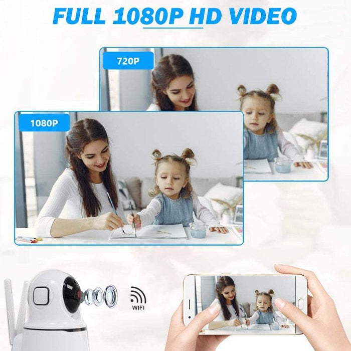 2Mp 1080P Hd Wireless Ip Camera Support Motion Detection & Infrared Night Vision & Tf Card