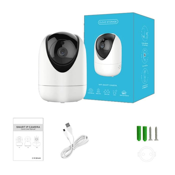 Hd Wireless Indoor Network Shaking Head Camera Support Motion Detection & Infrared Night Vision & Micro Sd Card