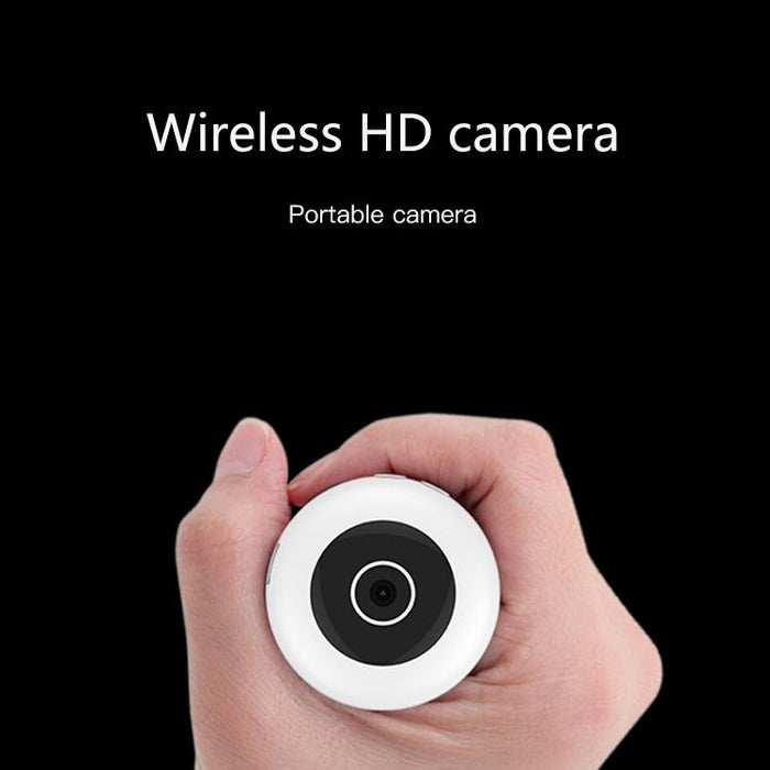 H11 Mini Hd App 1080P 120 Degree Wide Angle Wearable Smart Wireless Wifi Surveillance Camera Support No Light Infrared Night Vision & Motion Detection Recording & Photograph & Loop Recording White