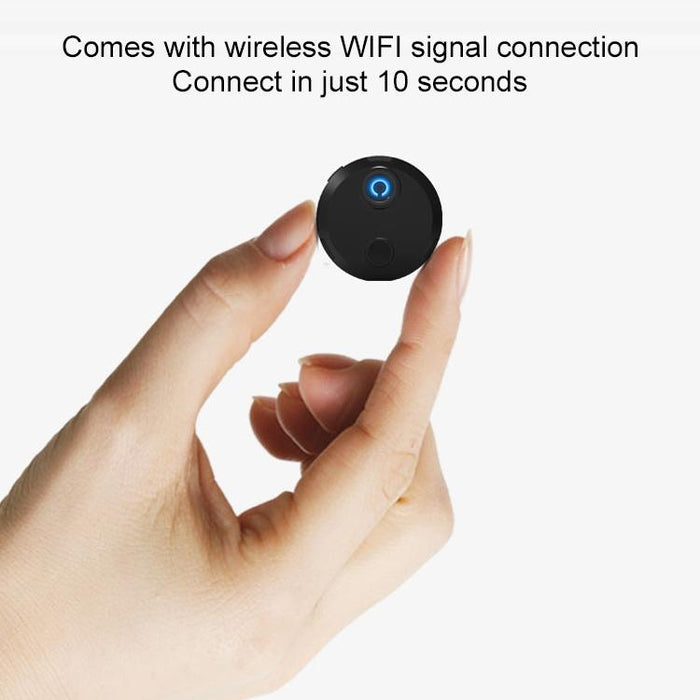 Hd 1080P Wifi Mini Camera With Ir Night Vision & Remote Surveillance