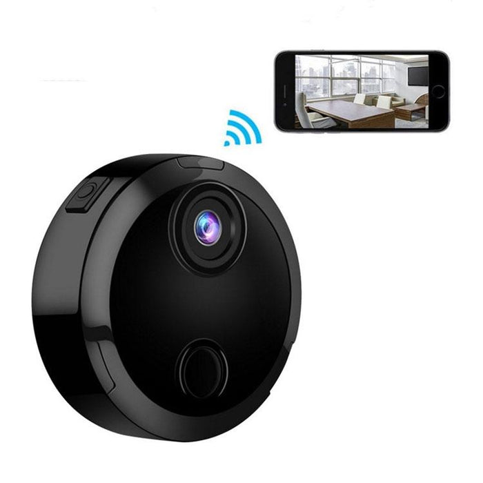 Hd 1080P Wifi Mini Camera With Ir Night Vision & Remote Surveillance