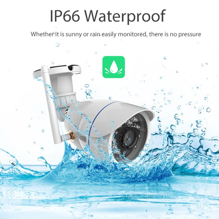 Nip-56Ai Outdoor Waterproof Wifi Ip Camera With Ir Night Vision & Mobile Phone Remote Control