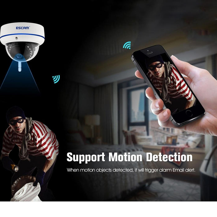 Hd 1080P 2.0Mp P2P Private Cloud Ip66 Waterproof Security Wifi Ip Camera Support Motion Detection / Night Vision- Ir Distance 10M