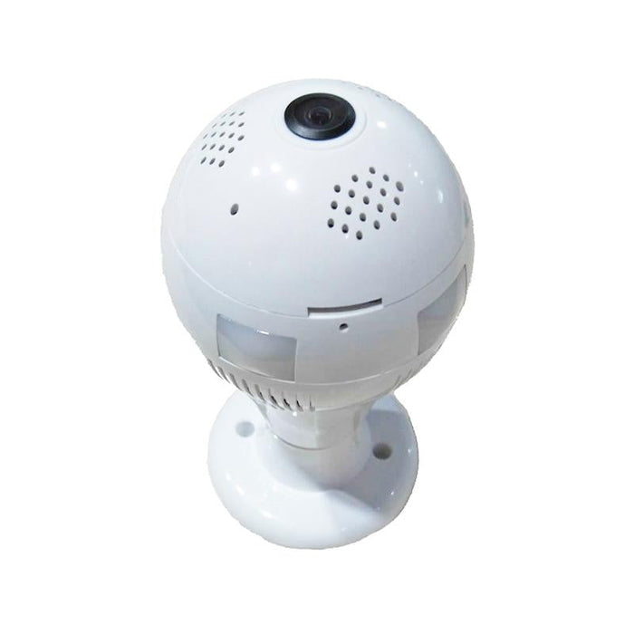 Dts-T3 1.44Mm Lens 1.3 Megapixel 360 Degree Light Bulb Infrared Ip Camera Support Motion Detection & E-Mail Alarm & Tf Card & App Push- Ir Distance 10M