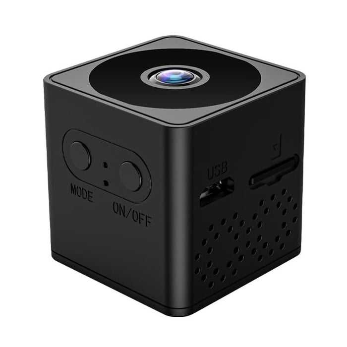 Q16 Mini Wifi Wireless Network Action Camera Wide-Angle Recorder With Night Vision And Motion Detection Black