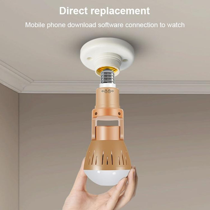 1.3 Megapixel Panoramic Universal Light Bulb Camera Mobile Phone Remote Installation Home Network Hd Monitoring