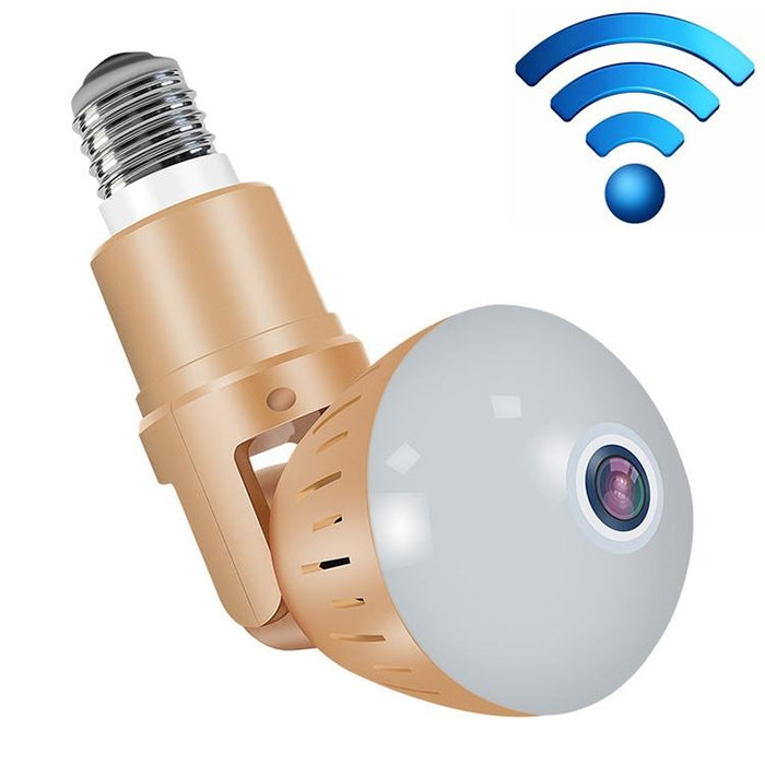 1.3 Megapixel Panoramic Universal Light Bulb Camera Mobile Phone Remote Installation Home Network Hd Monitoring