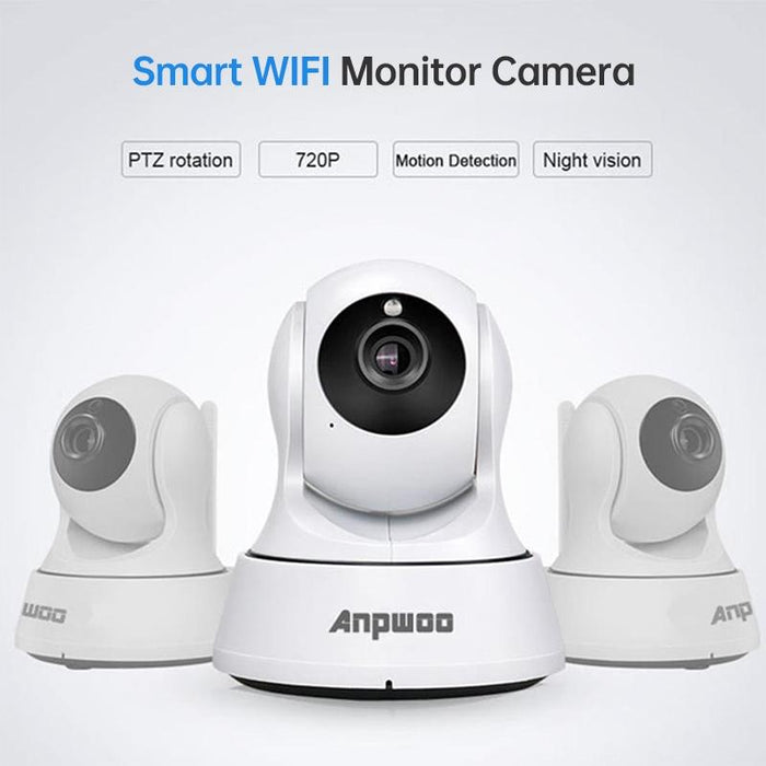 100W 3.6Mm Lens Wide Angle 720P Smart Wifi Monitor Camera Support Night Vision & Tf Card Expansion Storage