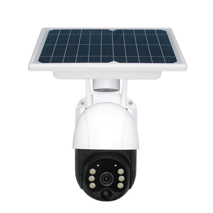 2288 X 1288P Full Hd Solar Powered Wifi Camera Support Pir Alarm Night Vision Two Way Audio Tf Card Not Include Battery