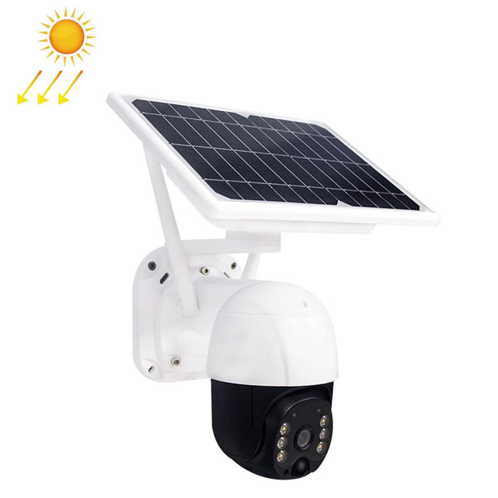 2288 X 1288P Full Hd Solar Powered Wifi Camera Support Pir Alarm Night Vision Two Way Audio Tf Card