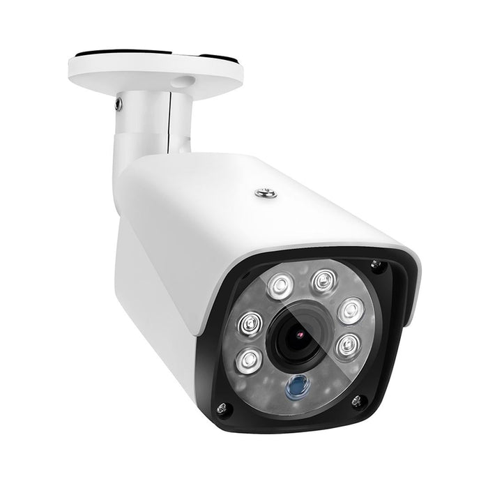 633W / A 3.6Mm Lens 1500 Tvl Cctv Dvr Surveillance System Ip66 Weatherproof Indoor Security Bullet Camera With 6 Led Array Support Night Vision White