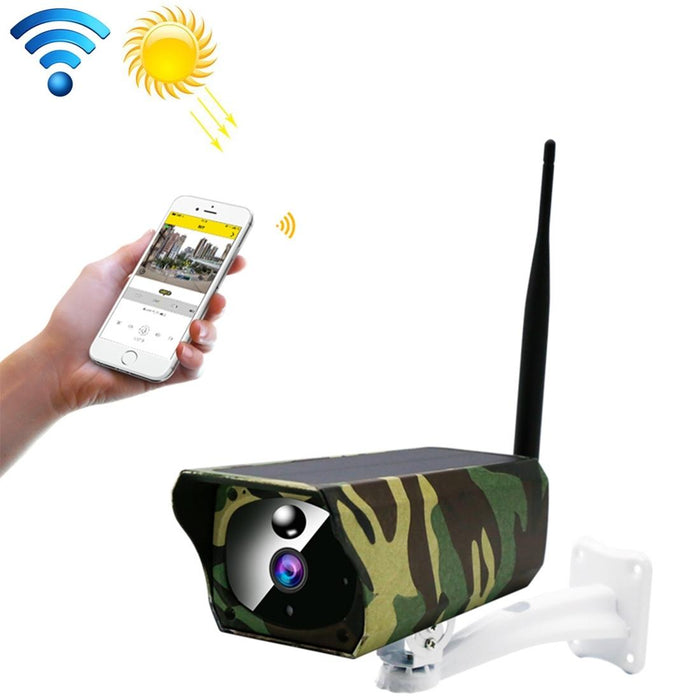 1080P Hd Battery Solar Wifi Ip Camera Support Pir Motion Detection & Infrared Night Vision & Tf Card 64Gb Max