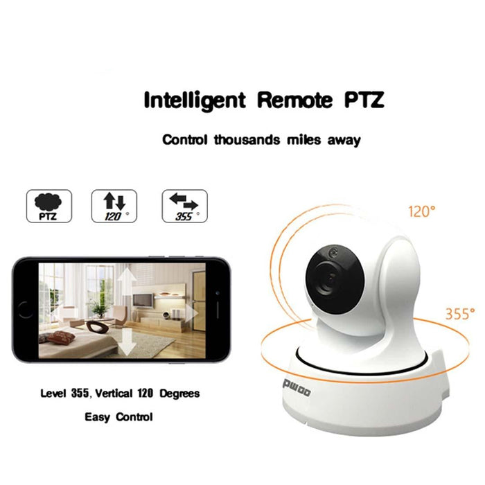 Ingenic 720P Hd Wifi Ip Camera With 11 Pcs Infrared Leds Support Motion Detection & Night Vision & Tf Card Max 64Gb