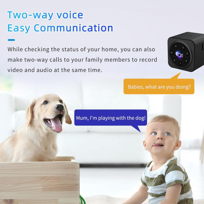 S3 Hd 1080P Wireless Wifi Smart Surveillance Camera Support Two-Way Voice Intercom Black