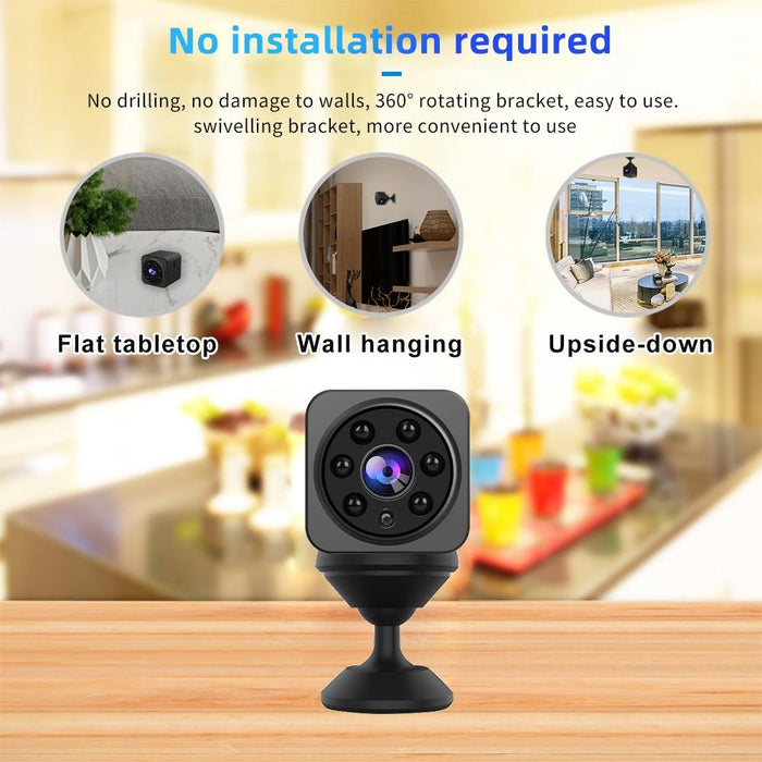 S3 Hd 1080P Wireless Wifi Smart Surveillance Camera Support Two-Way Voice Intercom Black