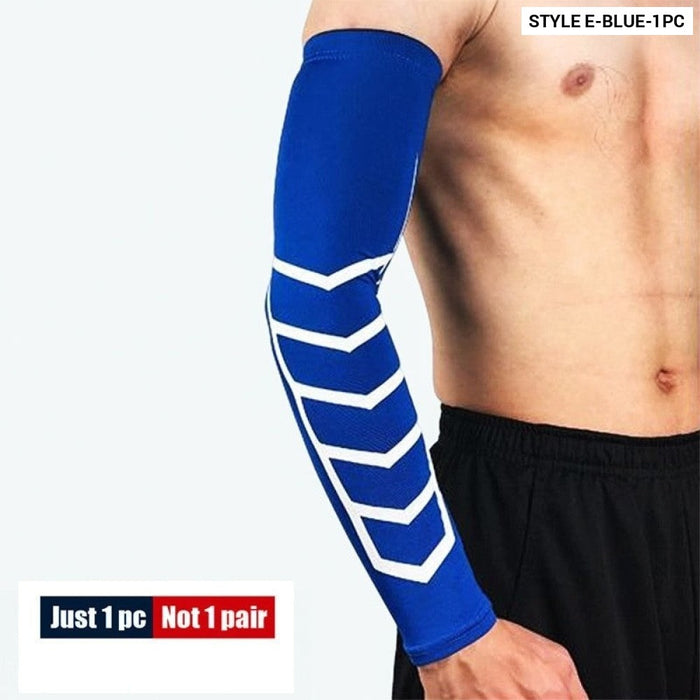 1Pc Cooling Sun Protection Arm Sleeves For Cycling Basketball Football