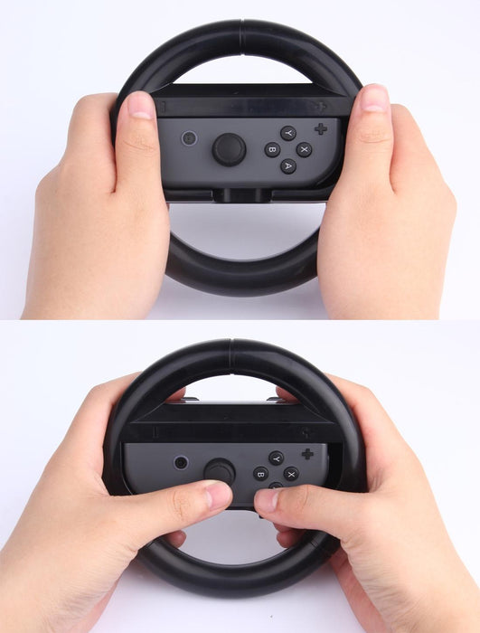 Round Gaming Steering Wheel For Nintendo Switch Joy Con