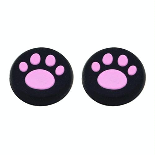 4 Pcs Cute Cat Paw Silicone Protective Cover For Ps4 / Ps3 / Ps2 / Xbox360 / Xboxone / Wiiu Gamepad Joystick