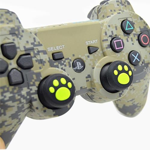 4 Pcs Cute Cat Paw Silicone Protective Cover For Ps4 / Ps3 / Ps2 / Xbox360 / Xboxone / Wiiu Gamepad Joystick