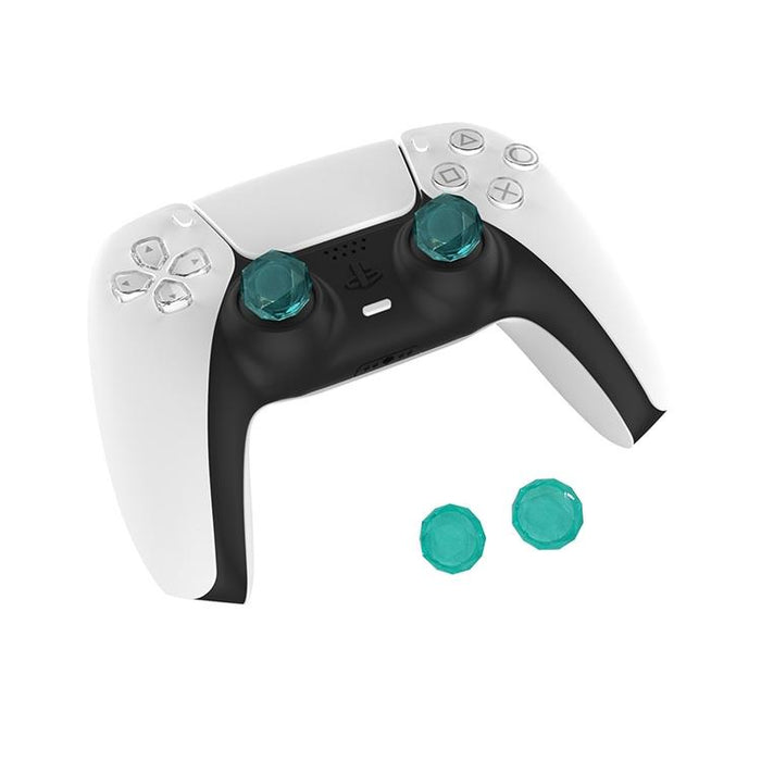 2 Pcs Diamond Texture Games Grip Caps For Ps5