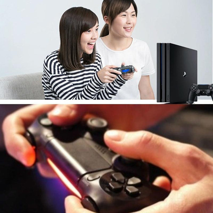 Transparent Wireless Bluetooth Game Handle Controller With Lamp For Ps4