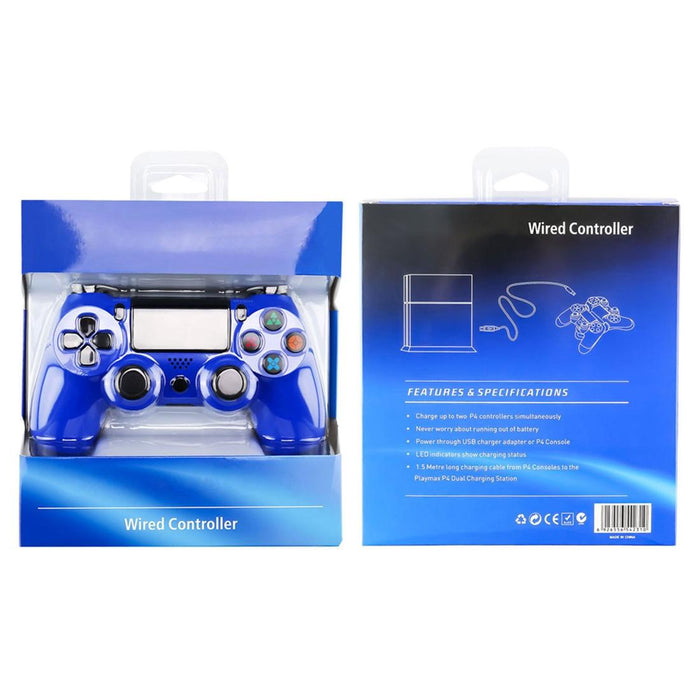 Snowflake Button Wired Gamepad Game Handle Controller For Ps4