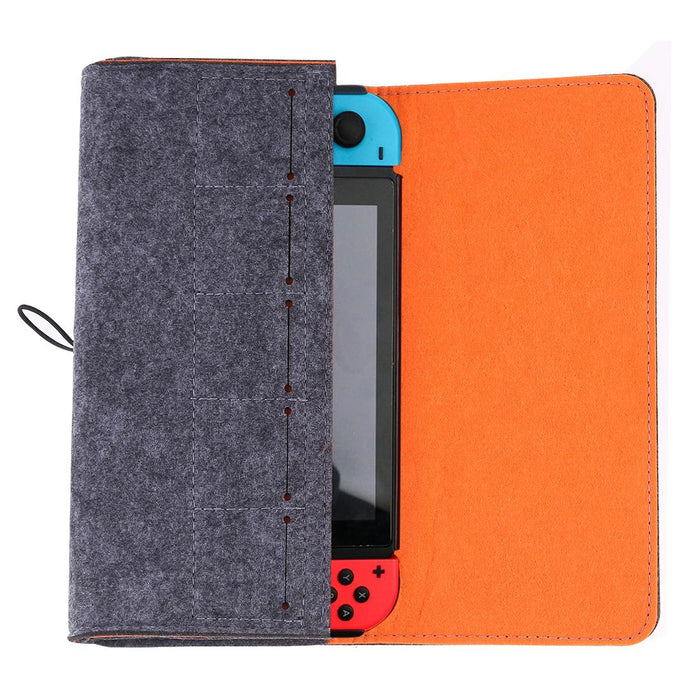 Compact Felt Bag For Nintendo Switch